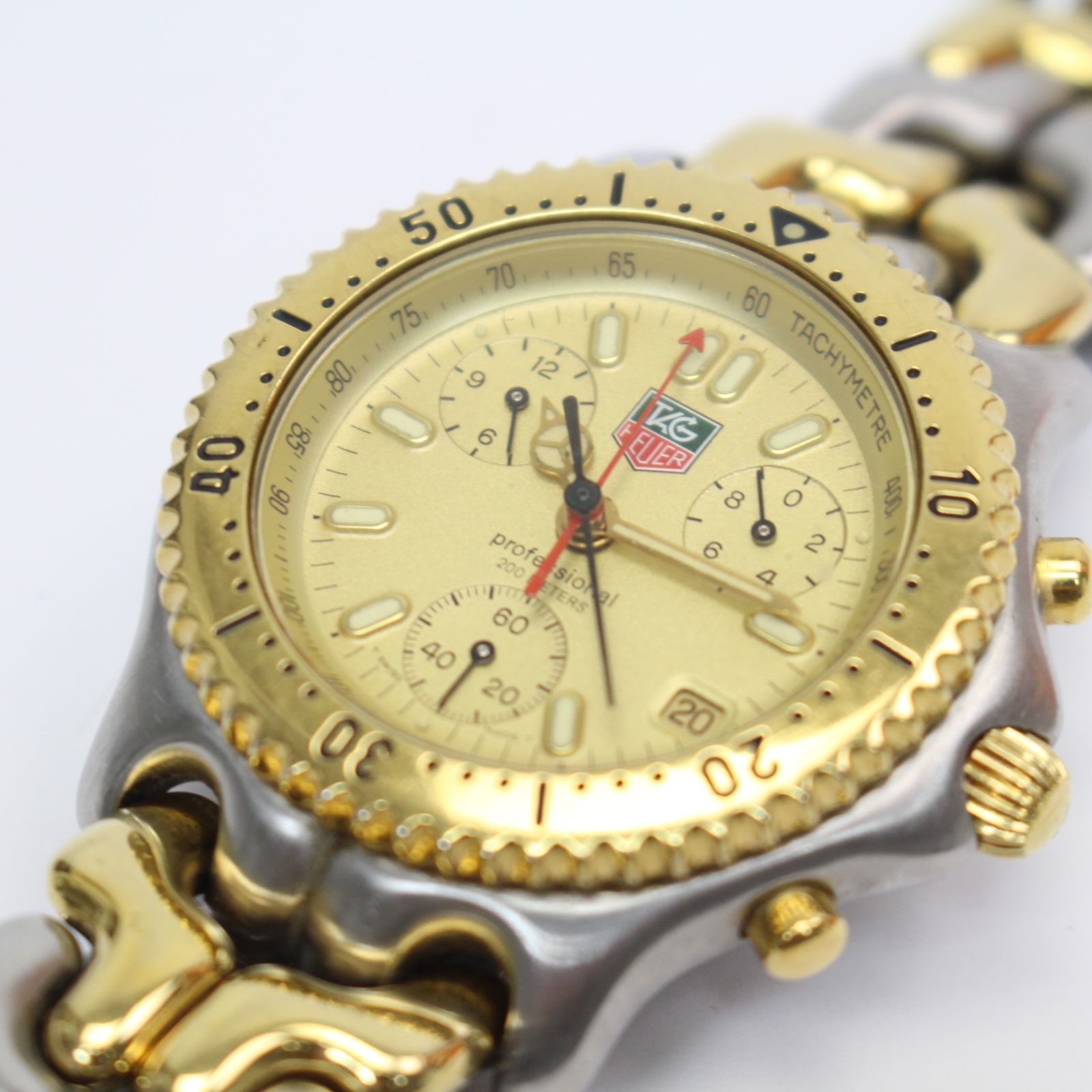 096)TAG HEUER タグホイヤー CG1121-0 SS/GP プロフェッショナル
