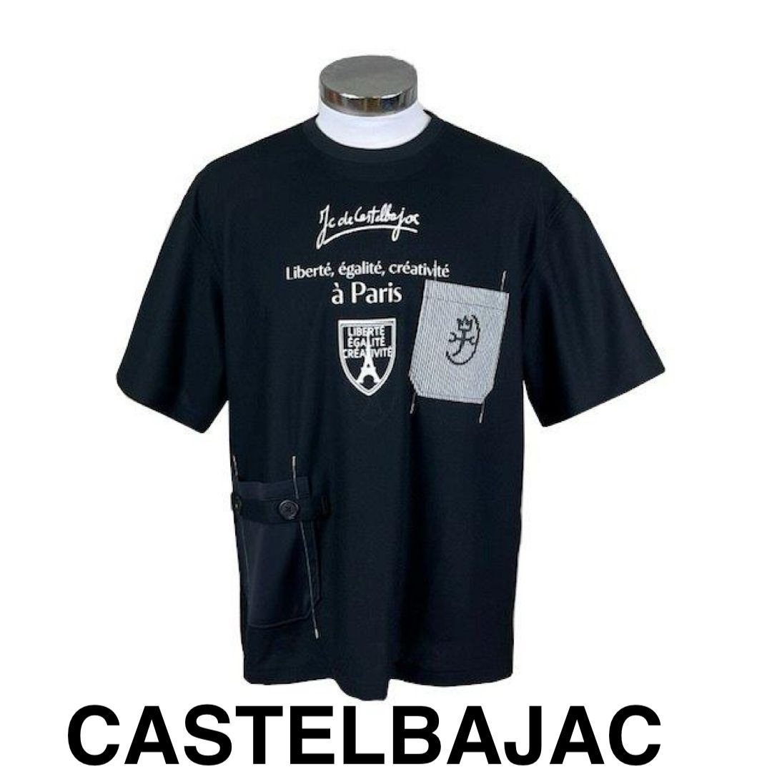 30％OFFカステルバジャックCASTELBAJAC半袖Tシャツ7214272111-3クロ