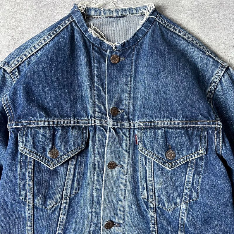 60s Levis 559XX ノーカラー デニム ジャケット / 60年代 リーバイス