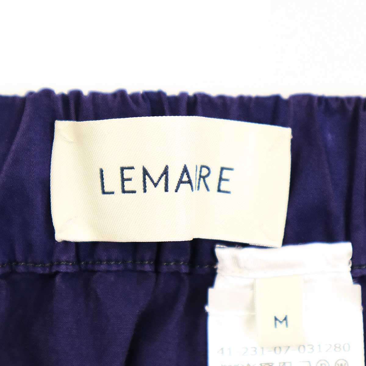 LEMAIRE ルメール 24SS RELAXED PANTS コットンリラックスパンツ 