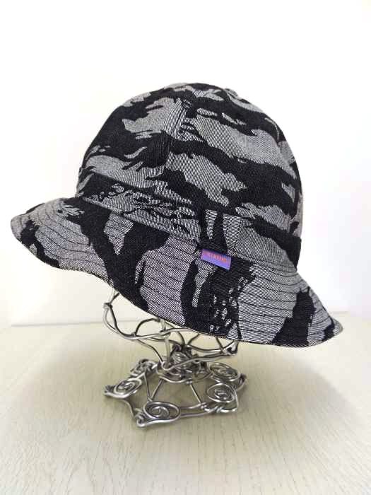 Kirime Skate Bell Hat Tiger Camo Denim - ハット