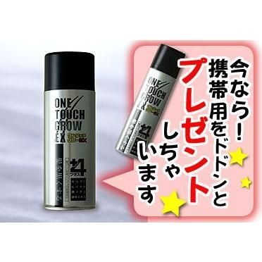 ワンタッチグローEX 200g 1本&携帯用60g1本のセット 髪を黒くする