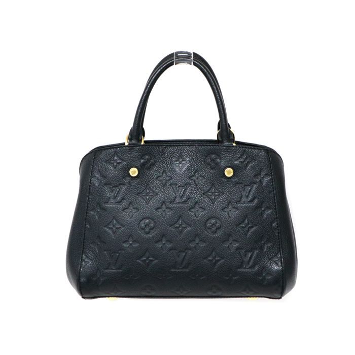 ルイヴィトン LOUIS VUITTON モンテーニュBB モノグラム アンプラント (レザー) M41053 ハンドバッグ 2WAYバッグ 肩掛け  レディース ノワール (ブラック) 中古 mbb30009 - メルカリ