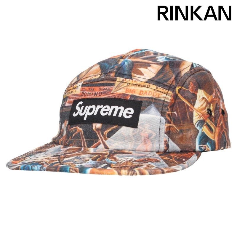 シュプリーム 25SS Ernie Barnes Camp Cap アーニーバーンズ総柄