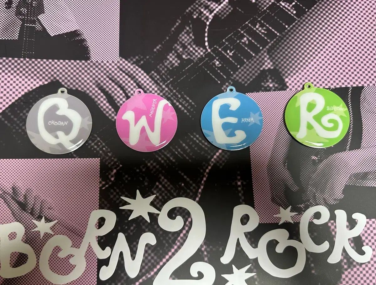 フルセット Qwer 2周年 ポップアップ キーホルダー