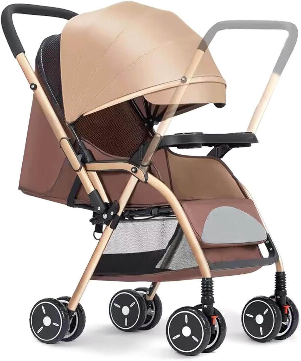 極美品】ベビーカー Z6 ブラウン K0712 0730ML003 0120240726102098