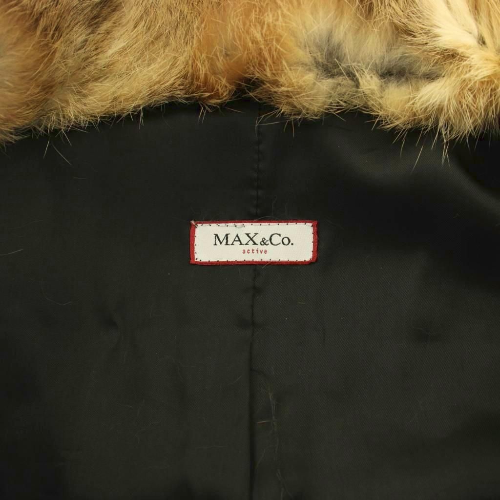 マックス&コー MAX&CO. レザージャケット スタンドカラー ジップ