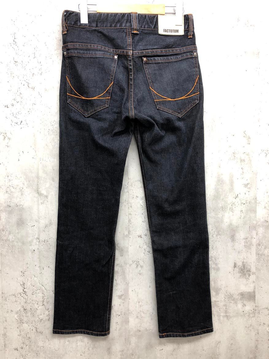 【新品/未使用】FACTOTUM（ファクトタム）フィンクスコットン タックパンツ Denim Wide Slacks – FACTOTUM