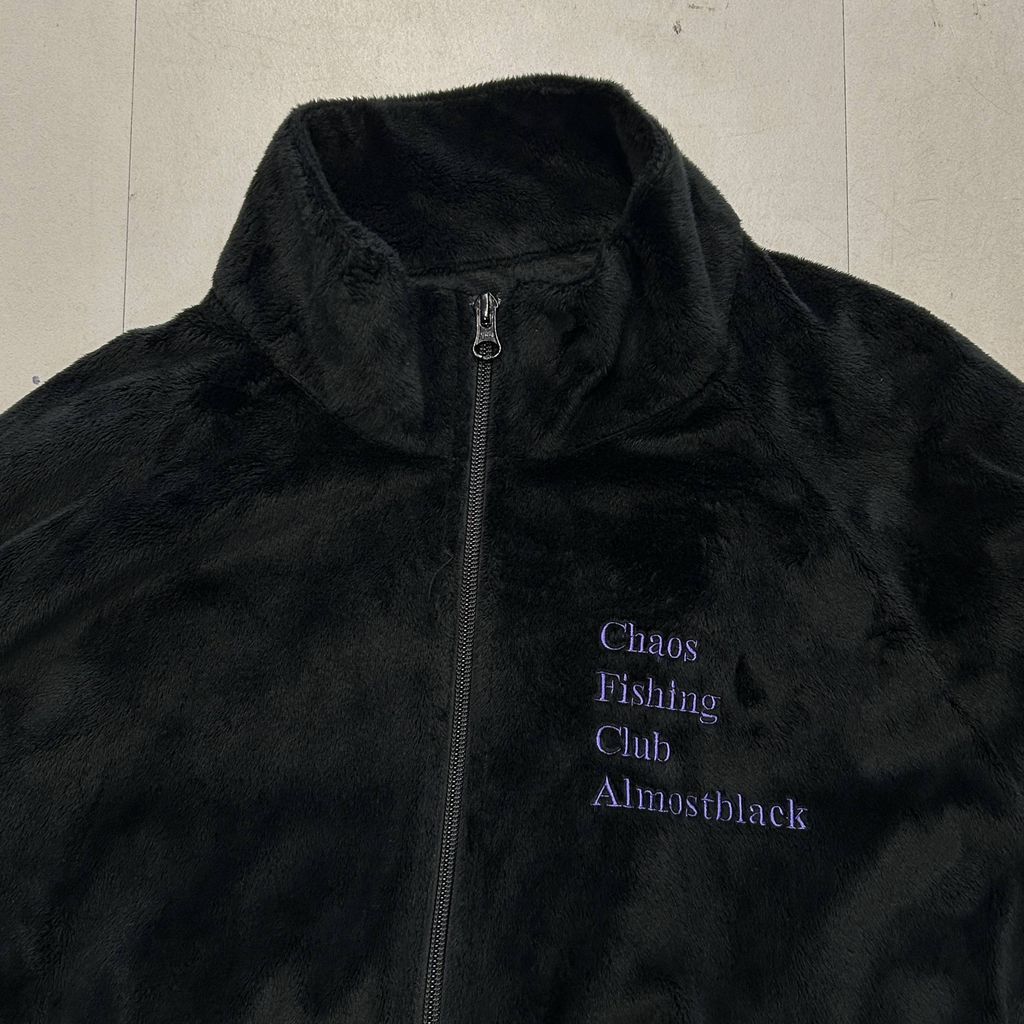 Chaos Fishing Club フリースベスト　ブラック　M CHAOS FISHING CLUB フリースジャケット ”CFC FISH HUNTING