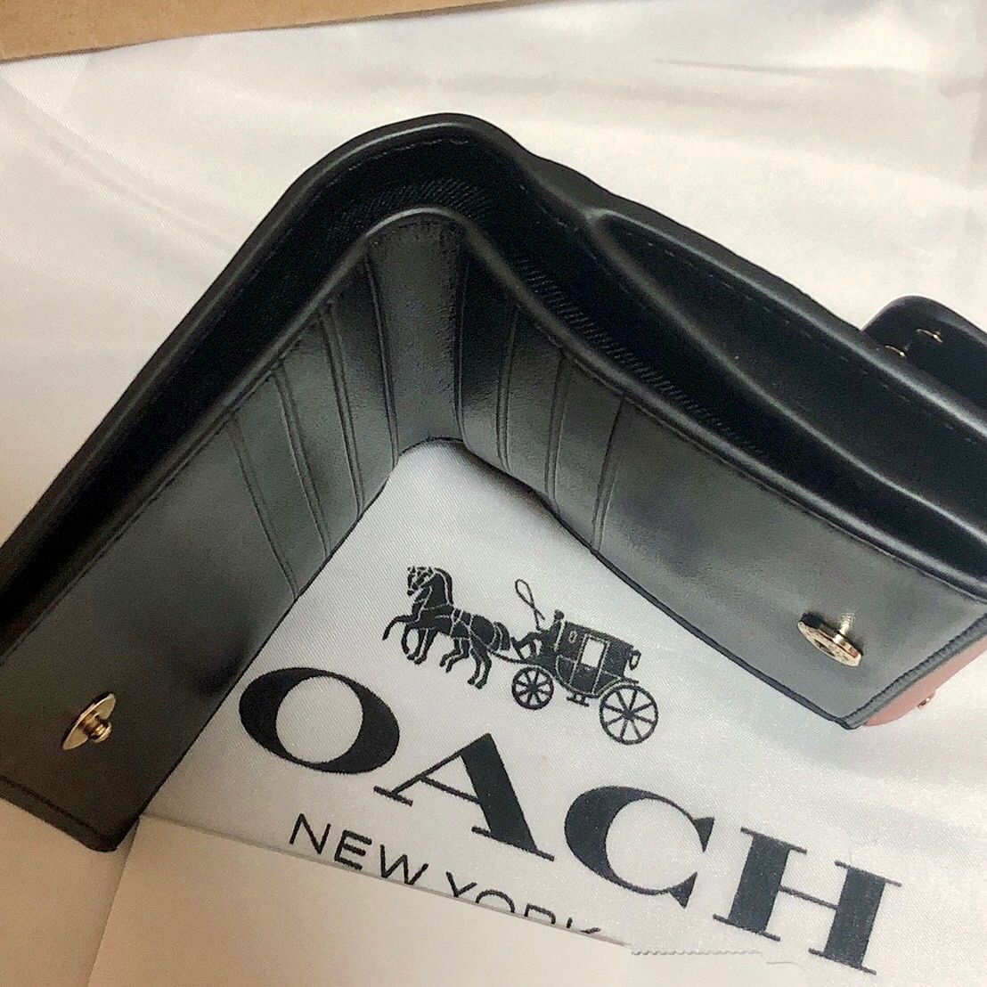 コーチ COACH ジョージー スモール ウォレットカラーブロック