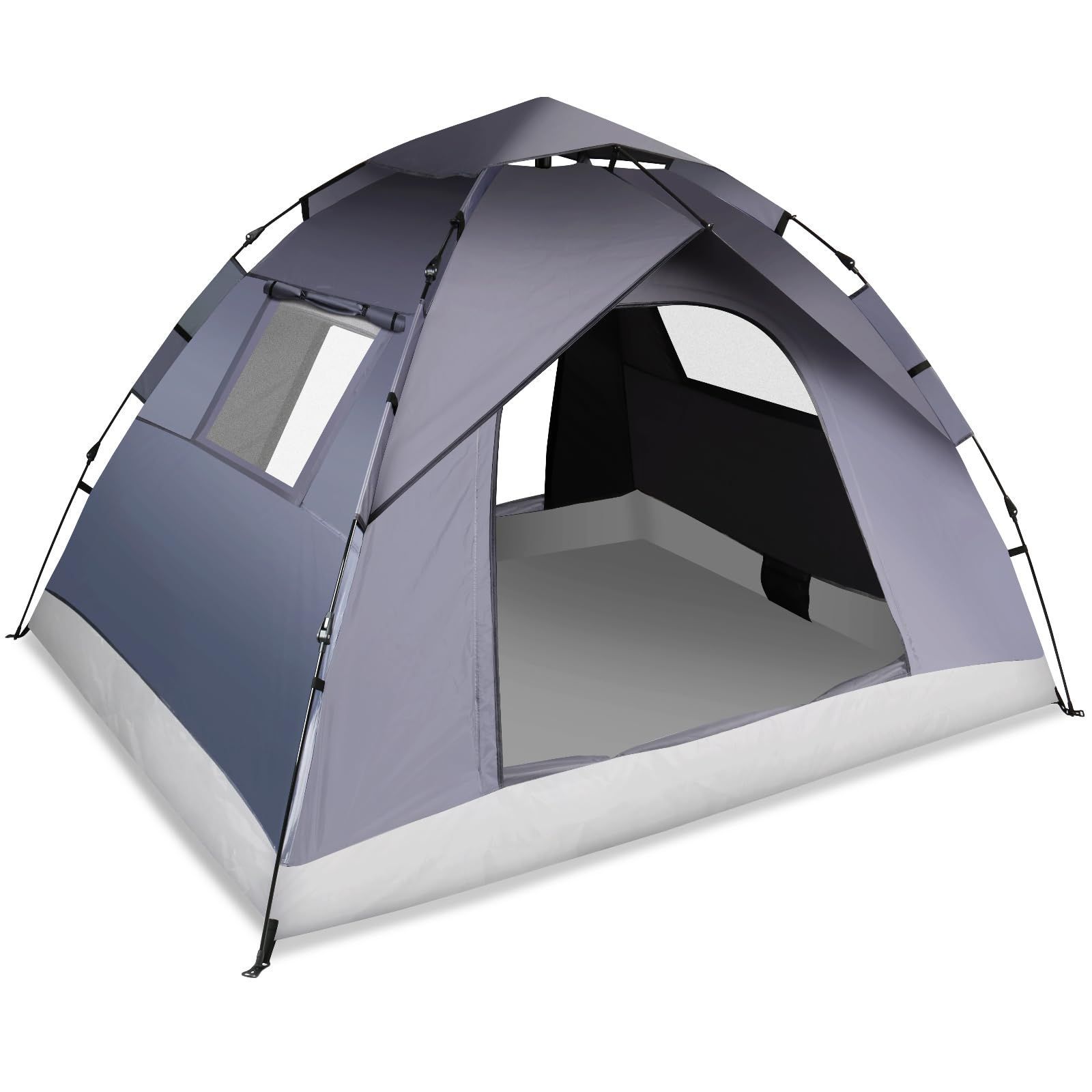 自動ポップアップ式で組立て超簡単室内でも手軽にキャンプ気分テント