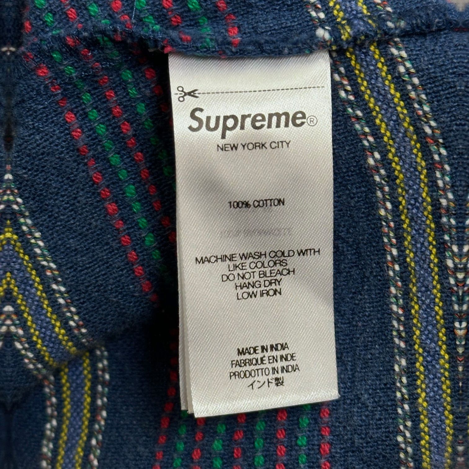 国内正規 Supreme 24AW Woven Stripe Shirt ウーブンストライプシャツ