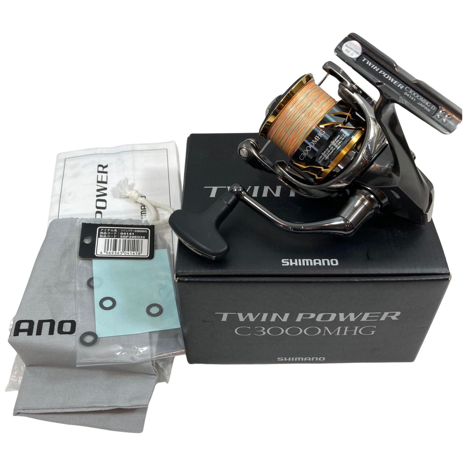 ττSHIMANO シマノ スピニングリール 20ツインパワー C3000MHG 04141