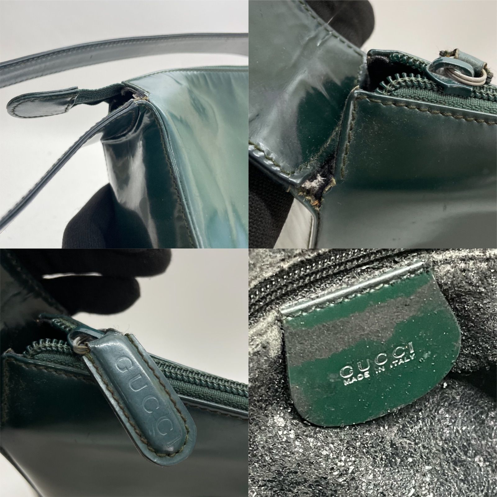 【美品】GUCCI エナメル 2way ハンド ショルダー インターロッキング 楽天市場】【バッグ】GUCCI グッチ インターロッキングG 2WAY