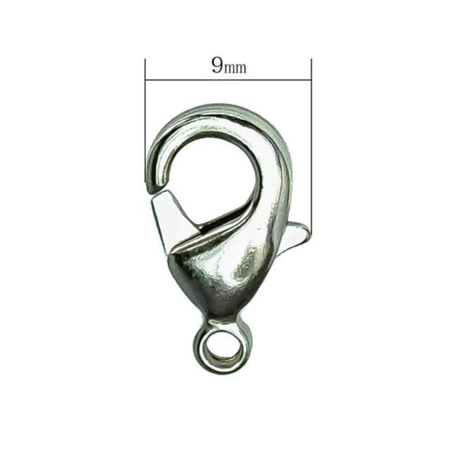 ナスカン シルバー925 フック 1個売り 全長約1.4cm パーツ カニカン