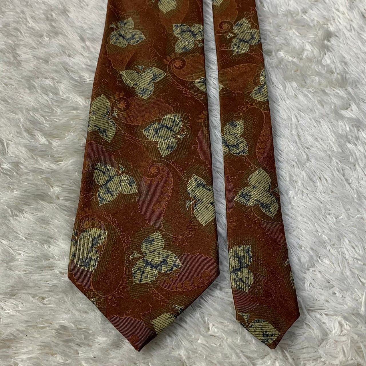 Ermenegildo Zegna エルメネジルドゼニア シルクネクタイ REDBRN