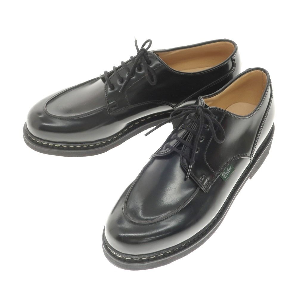 パラブーツ Paraboot CHAMBORD コードバン Uチップ ドレスシューズ ブラック サイズ8 1|2 F メンズ