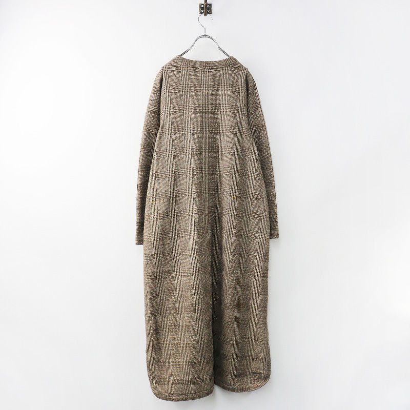 フォーティーファイブアール 45R 45rpm ギマ908KNITTY CARDIGAN 3/ブラウン系 トップス 前開き 長袖【2400014119138】 スプリングセール】フォーティーファイブアール 45R 45rpm ギマ