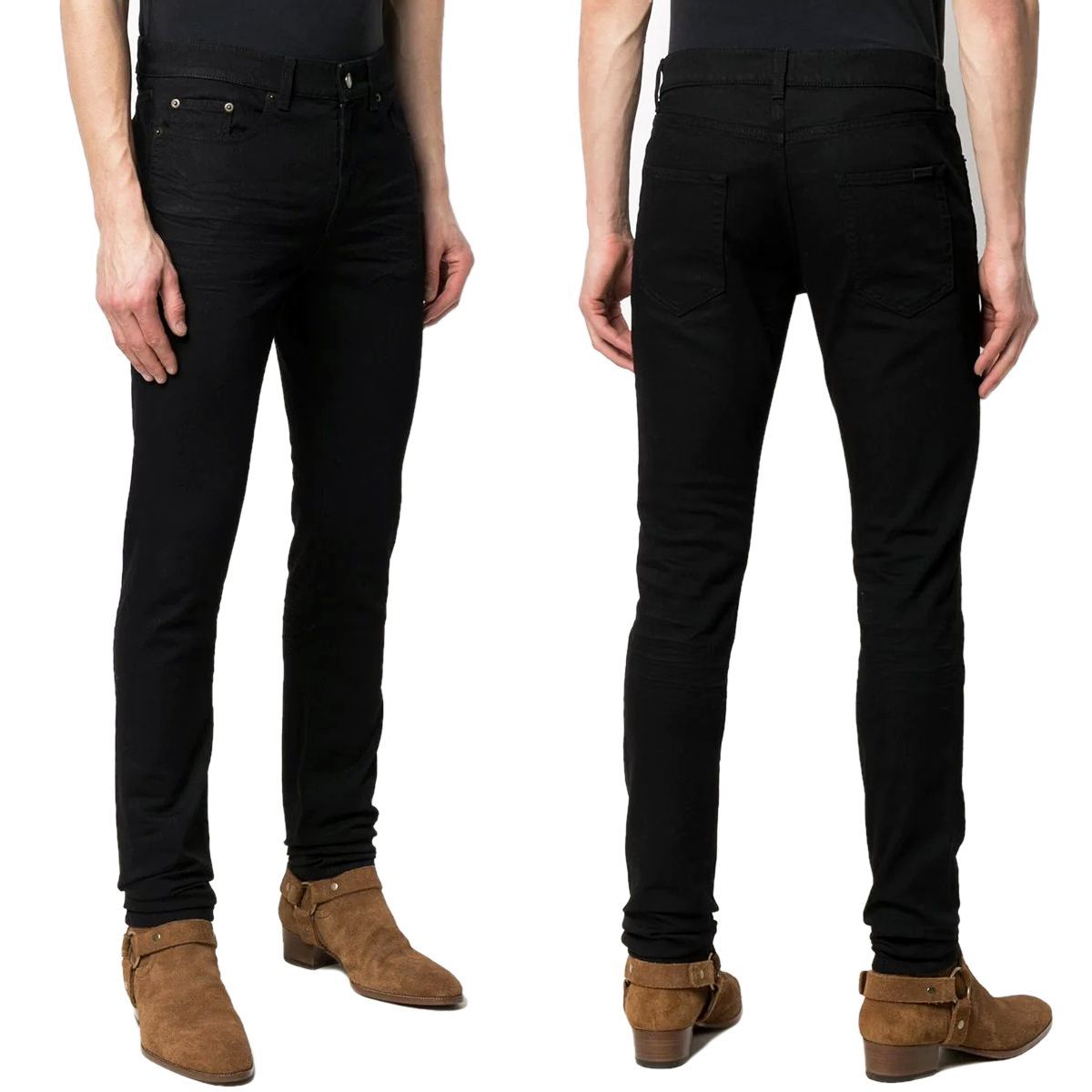 17 SAINT LAURENT サンローラン 527389 YS500 1220 ブラック デニム