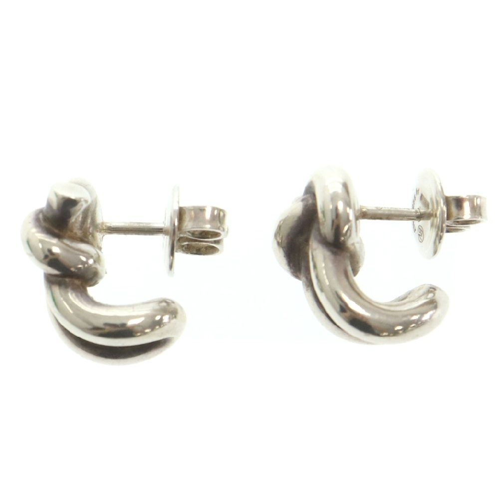 BOTTEGA VENETA (ボッテガヴェネタ) Knot ノット ピアス シルバー