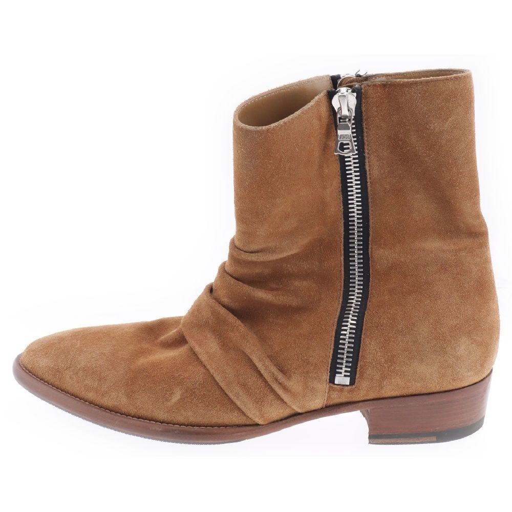 A*s様 美品!! アミリ / AMIRI サイドジップブーツ クラフトスエード AMIRI(アミリ) 「SKINNY STACK BOOT」サイドジップスウェードブーツ