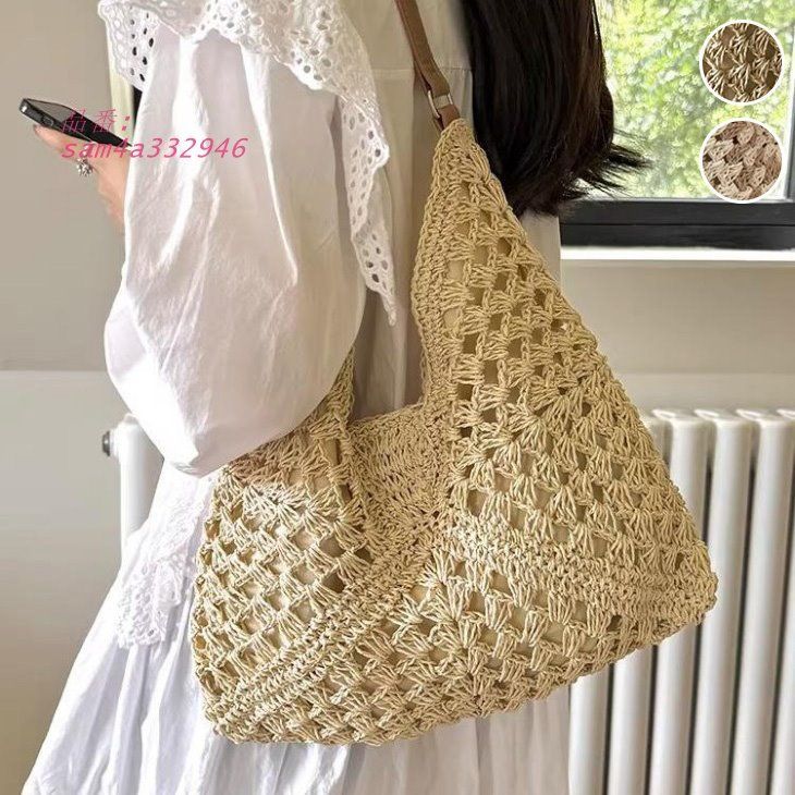かごバッグ トート メッシュ 透かし編み 大容量 ナチュラル 宅込 カジュアル 送料無料 am4a332946