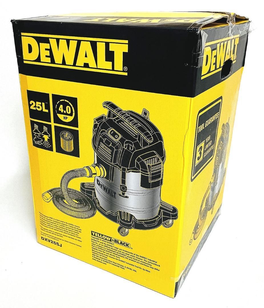 DEWALT デウォルト　25L 乾湿バキュームクリーナー　掃除機　集塵機　新品
