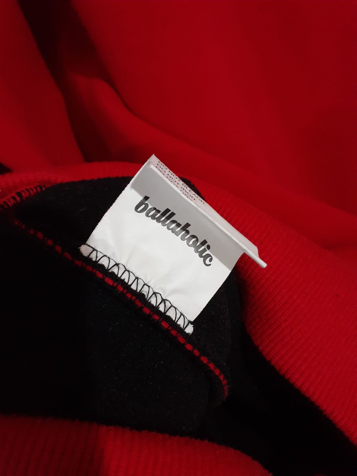 ボーラホリック ballaholic ジップパーカー L 赤