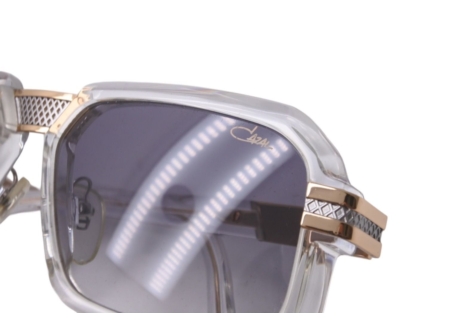 美品　カザール　MOD.8039　サングラス　クリア　56□17　145 Cazal Sunglasses 8039