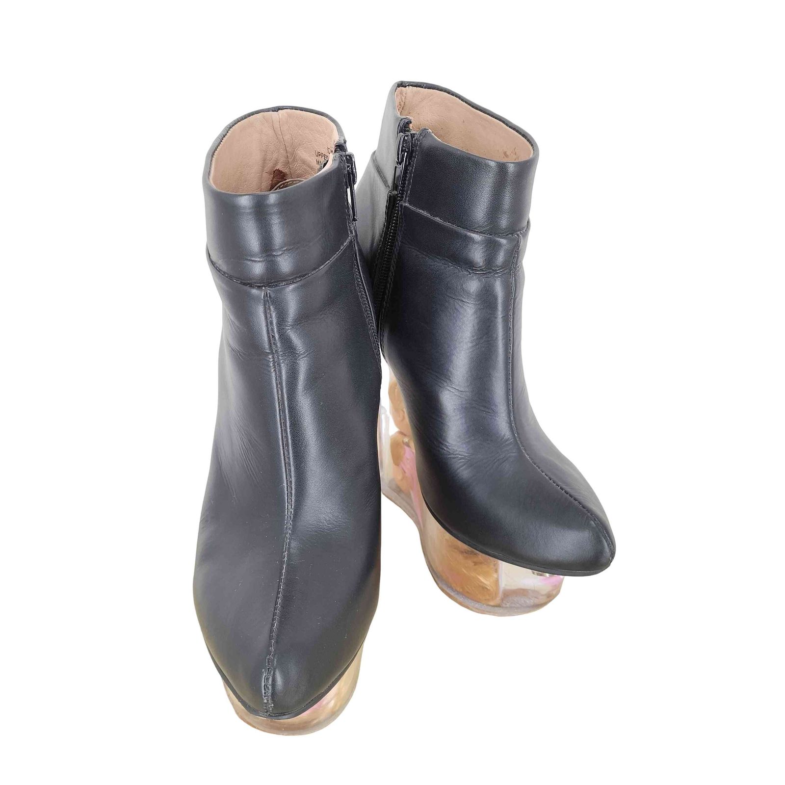 ジェフリーキャンベル Jeffrey Campbell クリア厚底ソールドールブーツ 