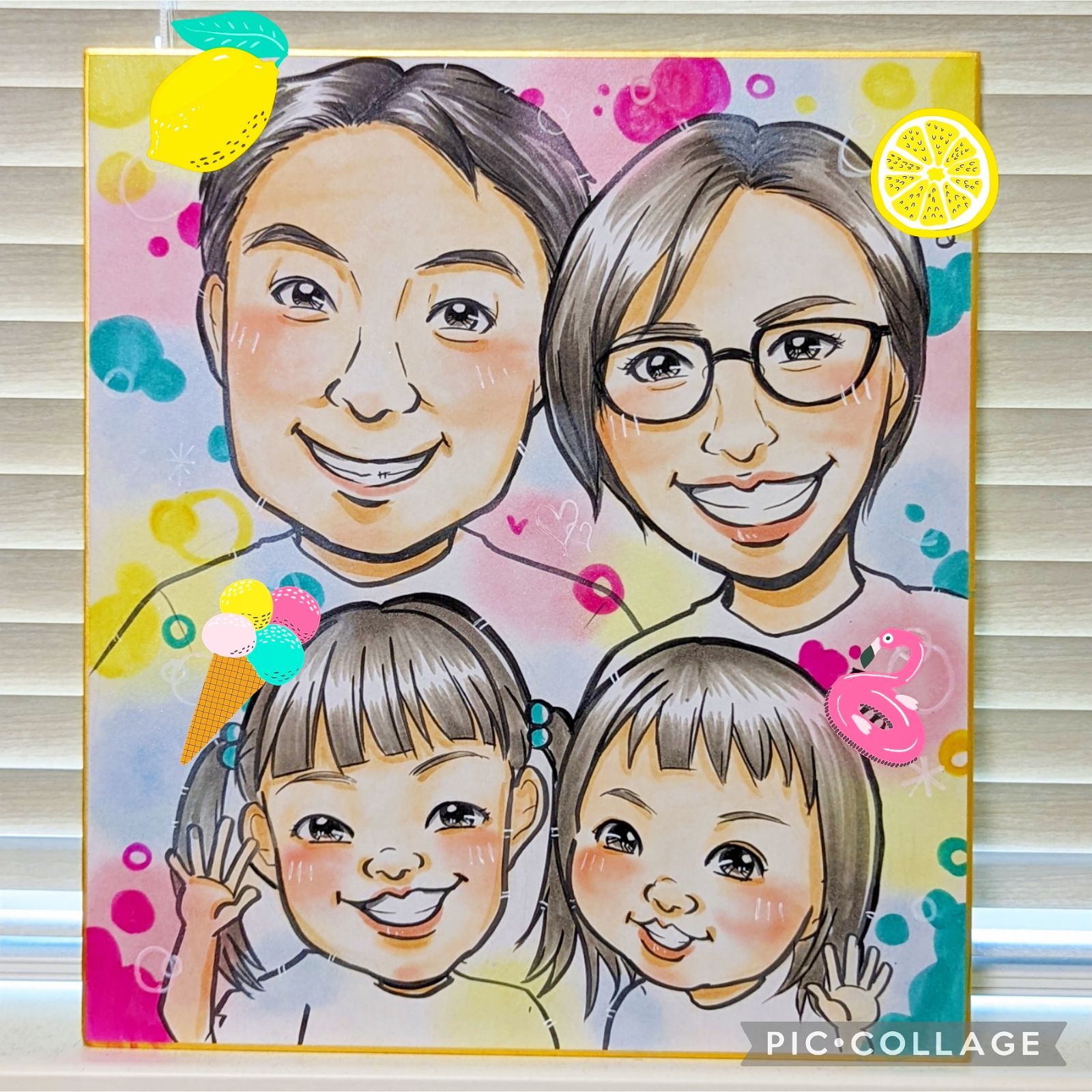 似顔絵 オーダー似顔絵 サンプル紹介 - メルカリ