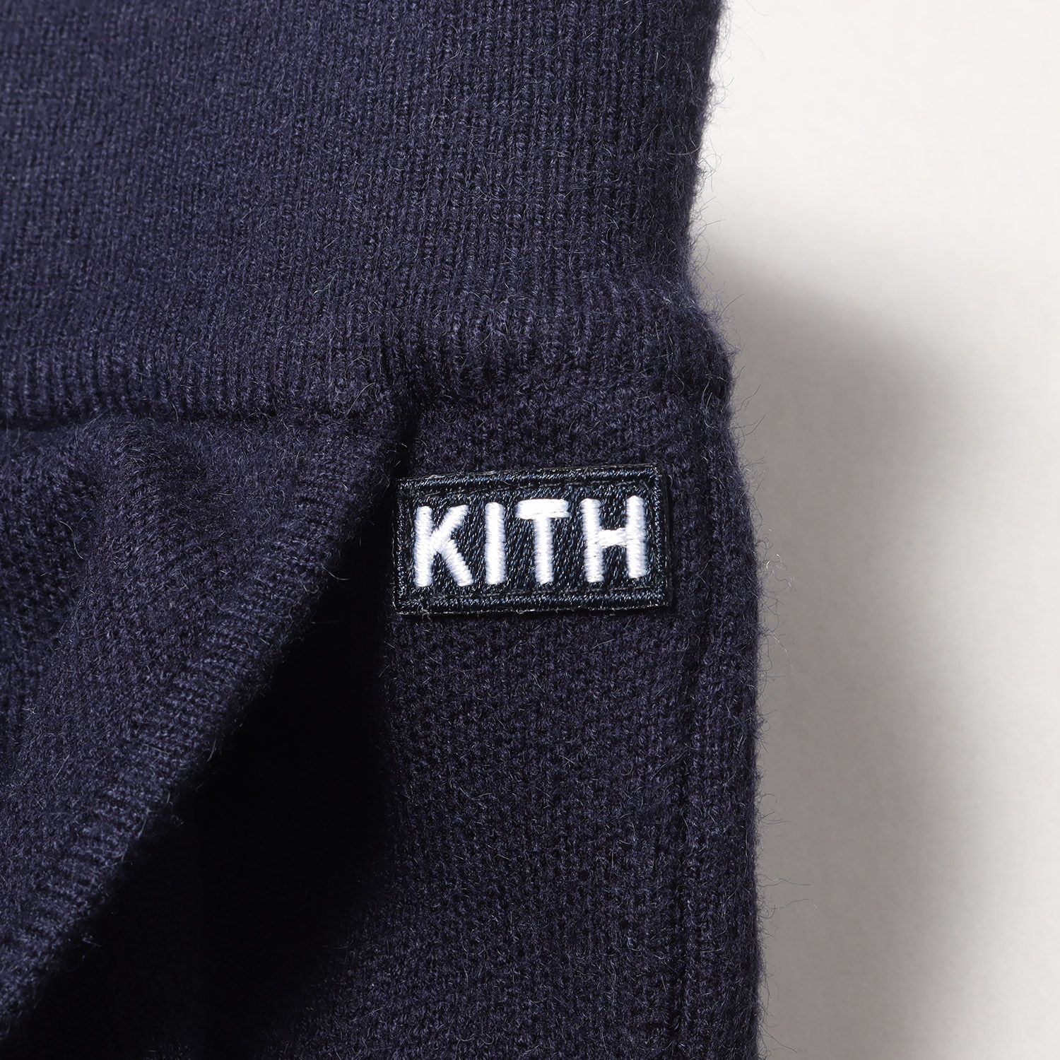 美品 KITH NYC キス ニューヨークシティー パンツ サイズ:M 20AW ヘビーニット イージー パンツ Knit Bennett Pant  ネイビー 紺 ボトムス ズボン ブランド