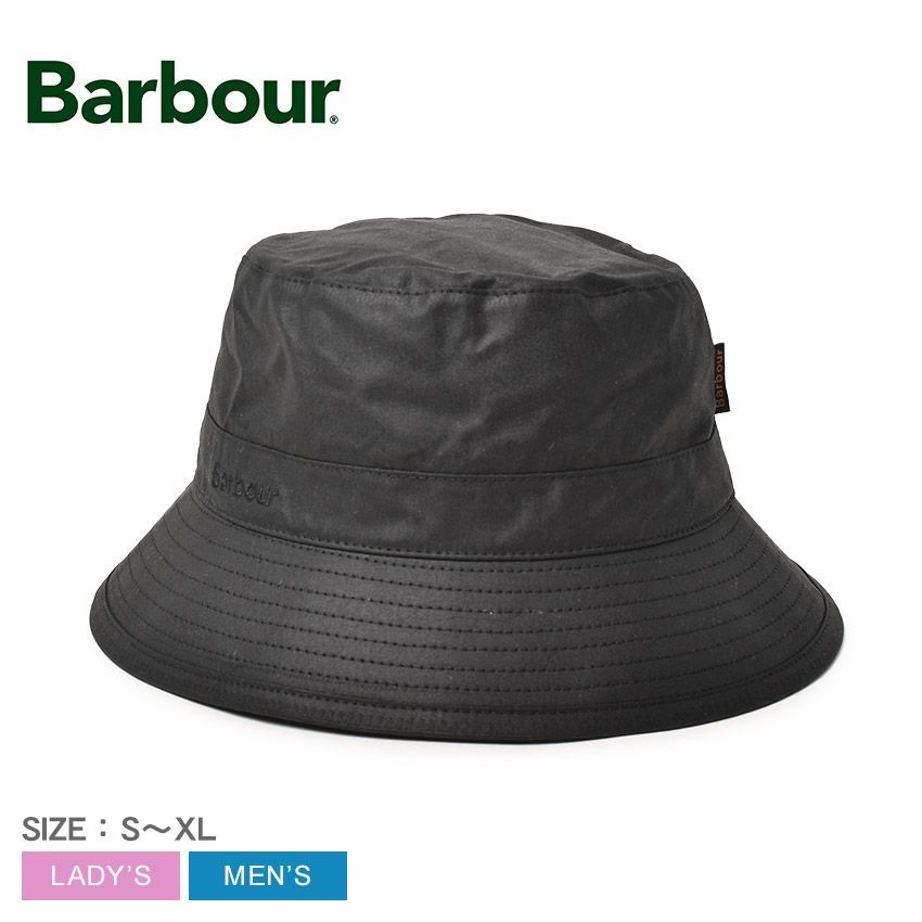 バブアー 帽子 MHA0001 レディース メンズ WAX SPORT HAT BARBOUR カラー:ブラック 品番：26220459