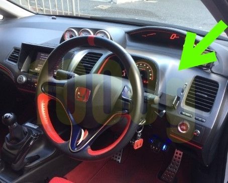 ホンダ純正 HONDA 超 品 シビック FD2 タイプR スピード メーター フード パネル インパネ カバー