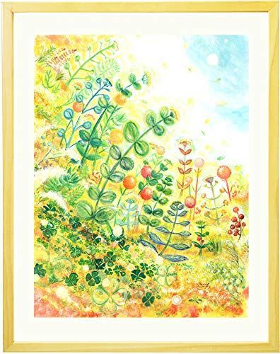新着商品 絵 絵 壁掛け 風水 部屋 玄関 おしゃれ リビング 額付き アートポスター 額入り 北欧 grow Mサイズ 植物 インテリア 癒し 絵画
