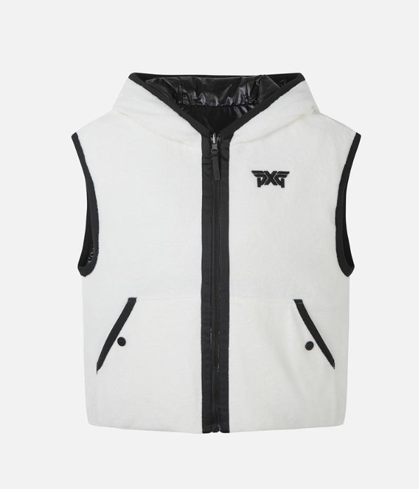 PXG ゴルフウェア レディース ダウンベスト ジャケット ベスト 2WAY