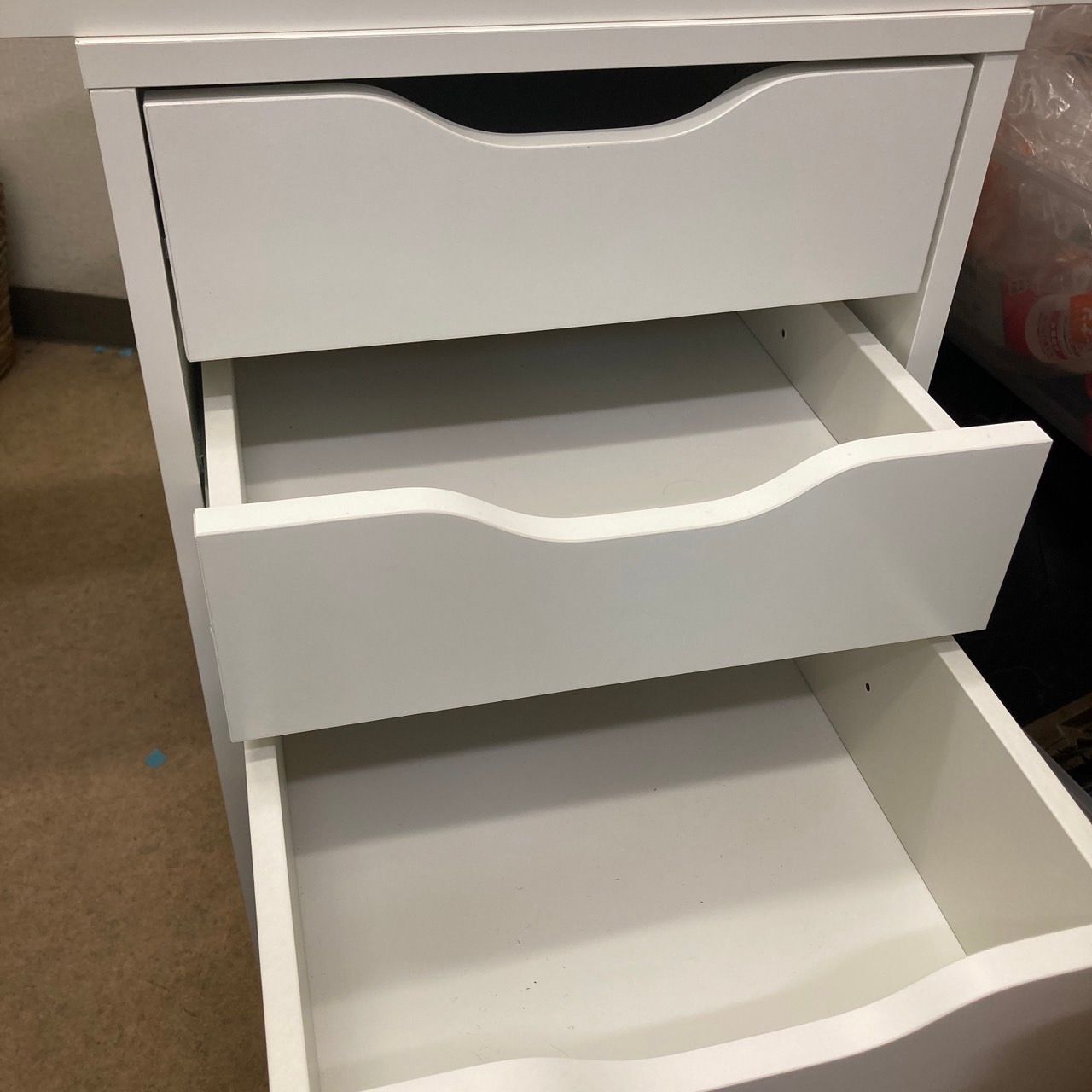 引渡限定】IKEA LAGKAPTEN ラグカプテン ALEX アレクス ホワイト 白 