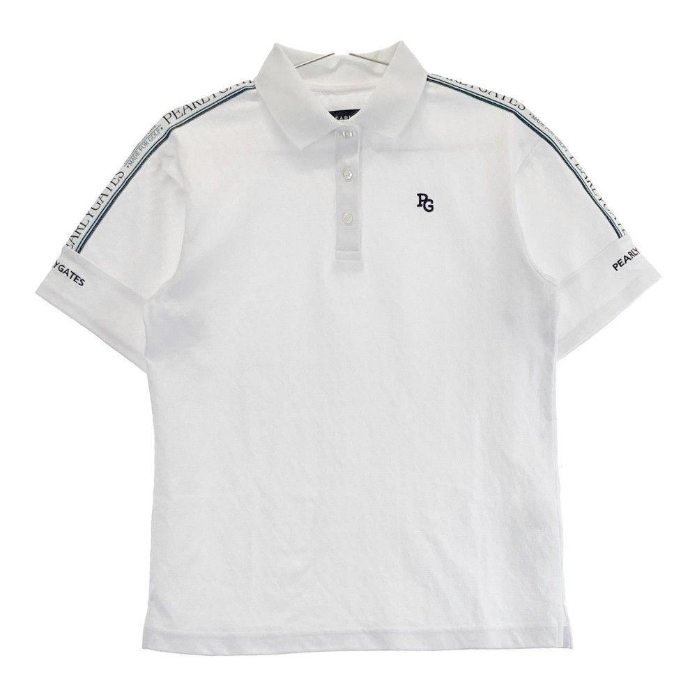 サイズ：0 PEARLY GATES パーリーゲイツ 半袖ポロシャツ ホワイト系