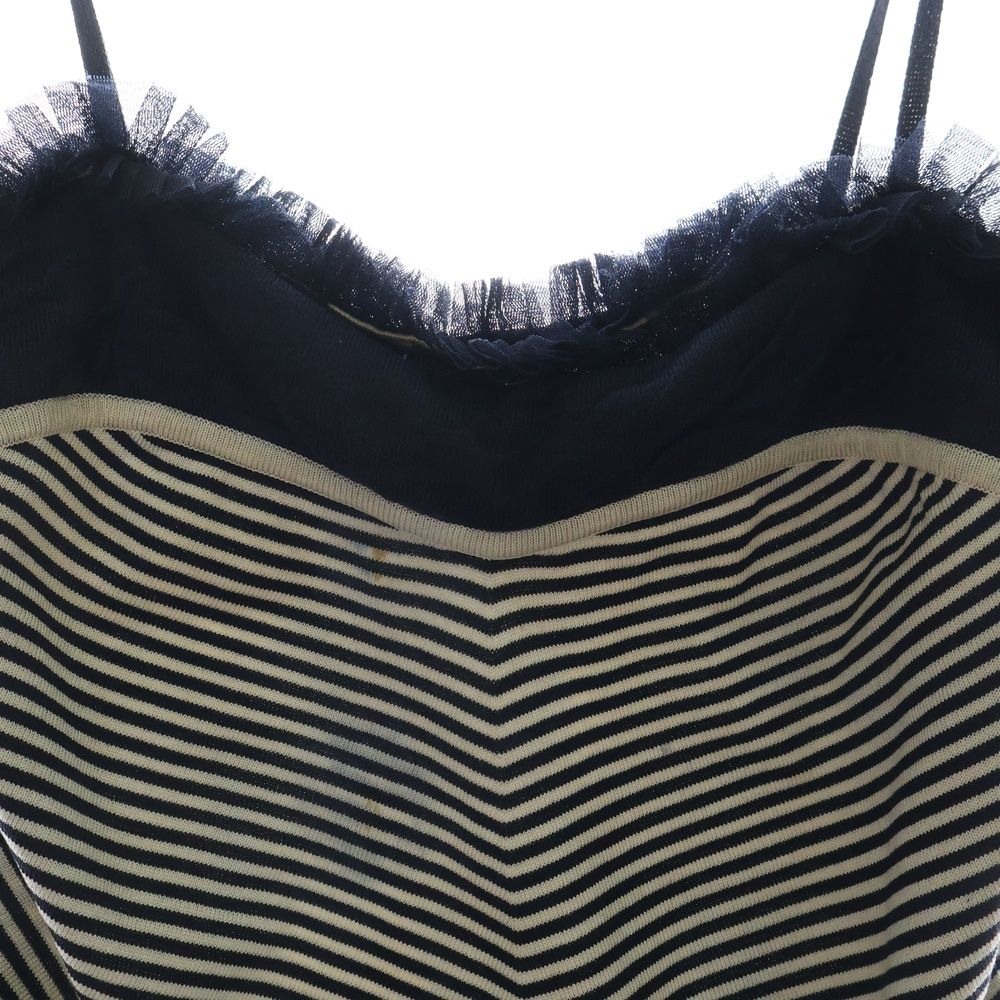 CHANEL (シャネル) 02Cruise クルーズ ボーダー柄 ラインストーンココ  