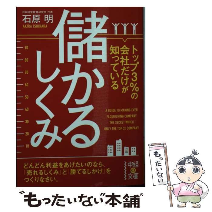 【中古】 トップ3％の会社だけが知っている儲かるしくみ （中経の文庫） / 石原 明 / ＫＡＤＯＫＡＷＡ