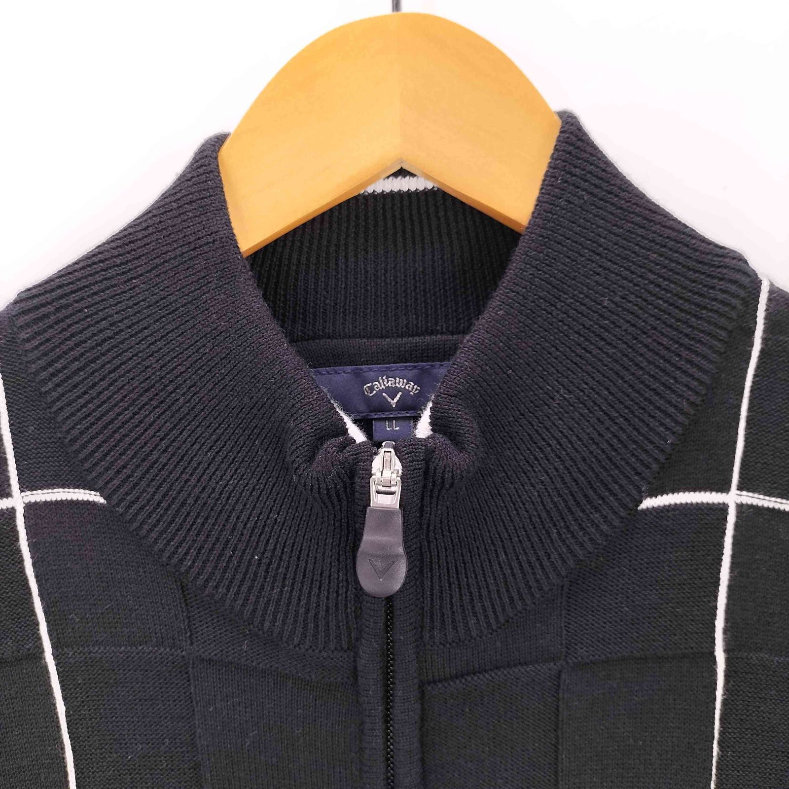 Callaway ジップアップ Callaway キャロウェイ ジップアップ ブルゾン ジャージ レザー