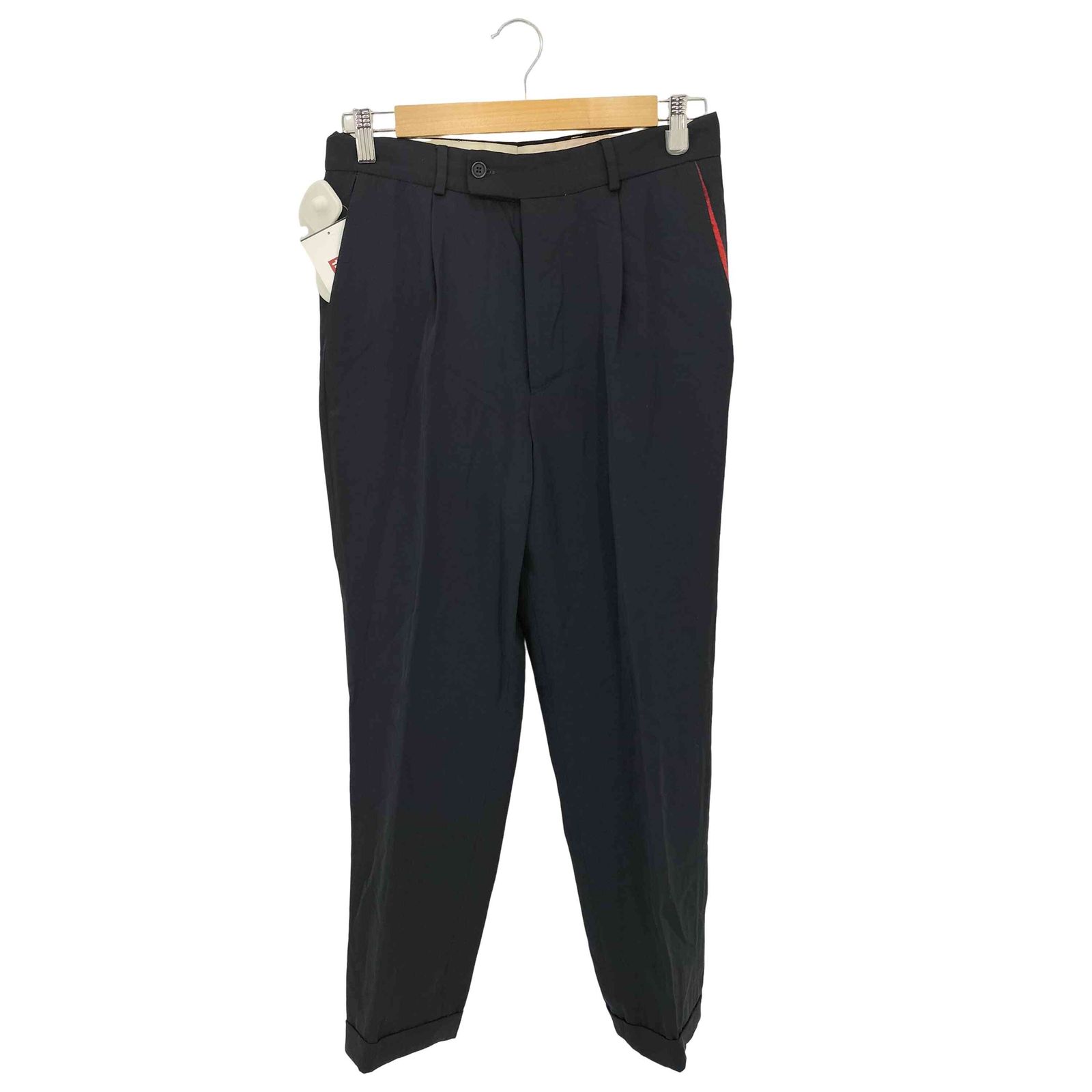 ヘルムートラング　Helmut Lang 本人期　ウールスラックス ヘルムートラング HELMUT LANG 90s 本人期 1タック センター