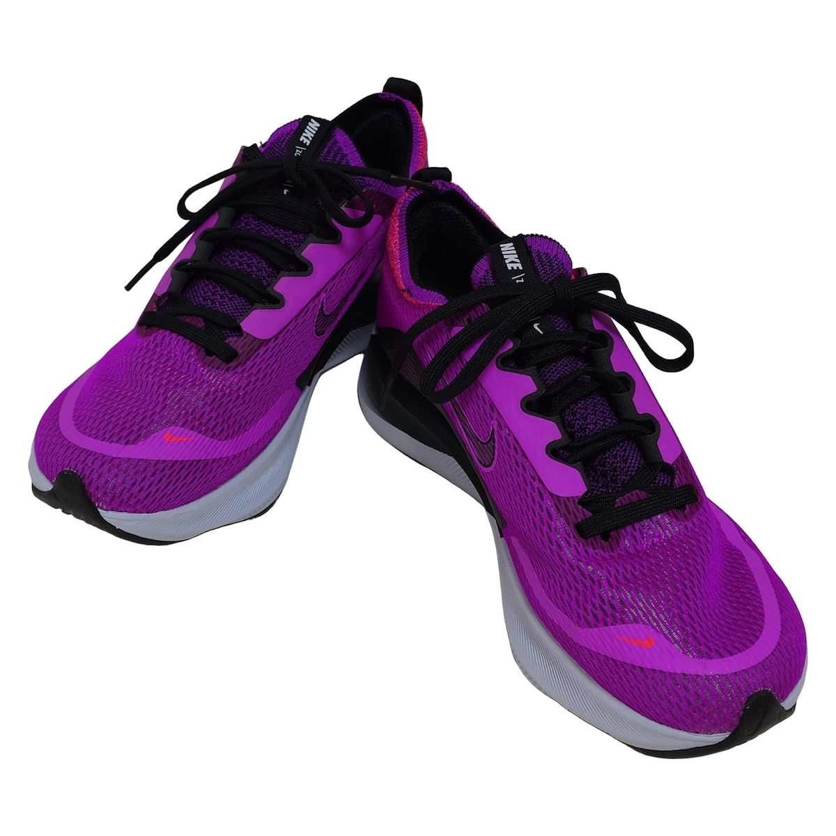 ナイキ シューズ 24.5 レディース ウィメンズ ズームフライ 4 CT2401-501 パープル×ライトパープル×マルチ インソール取外し可