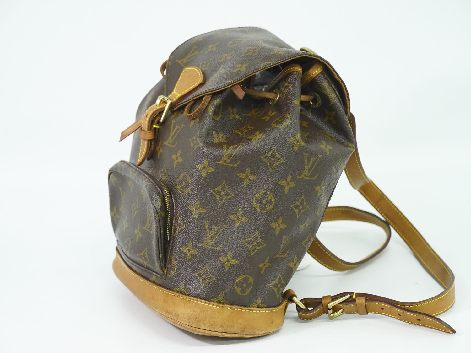 ルイ・ヴィトン　Louis Vuitton　モンスリ MM　バック・デイパック LOUIS VUITTON ルイヴィトン モノグラム バックパック ブラウン PVC
