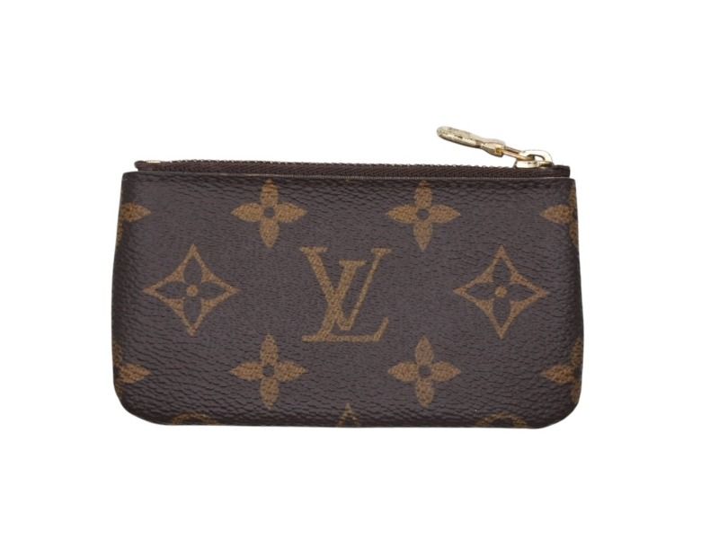 LOUIS VUITTON ルイヴィトン モノグラム ポシェット クレ コインケース 小銭入れ M62650 ロゴ ブラウン 4b007179