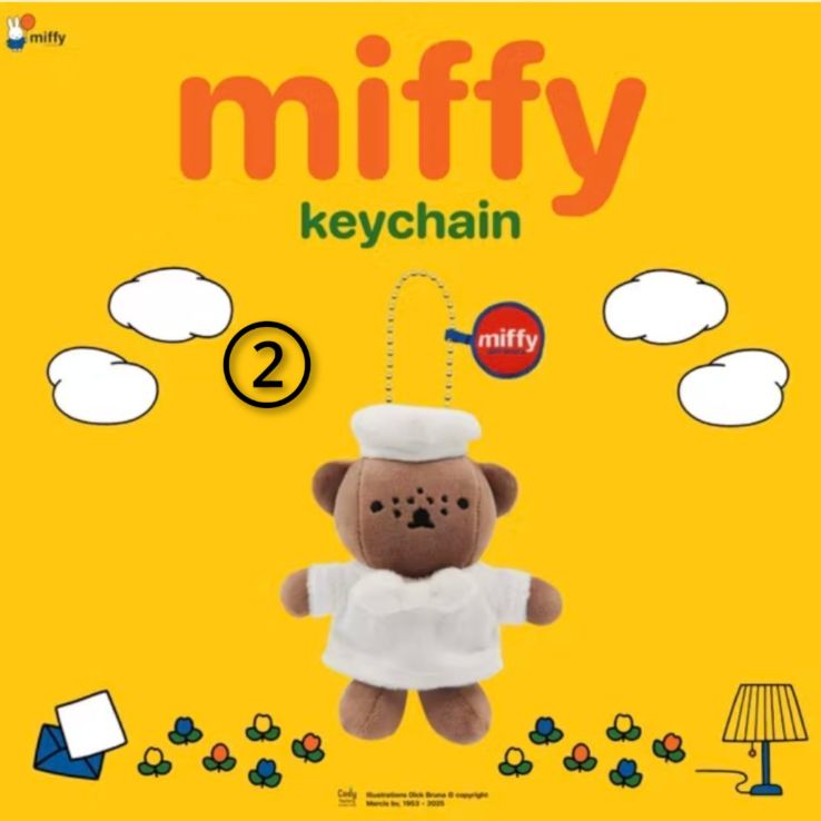 正規品】タイ ミッフィー&フレンズ ボリス ぬいぐるみ キーチェーン