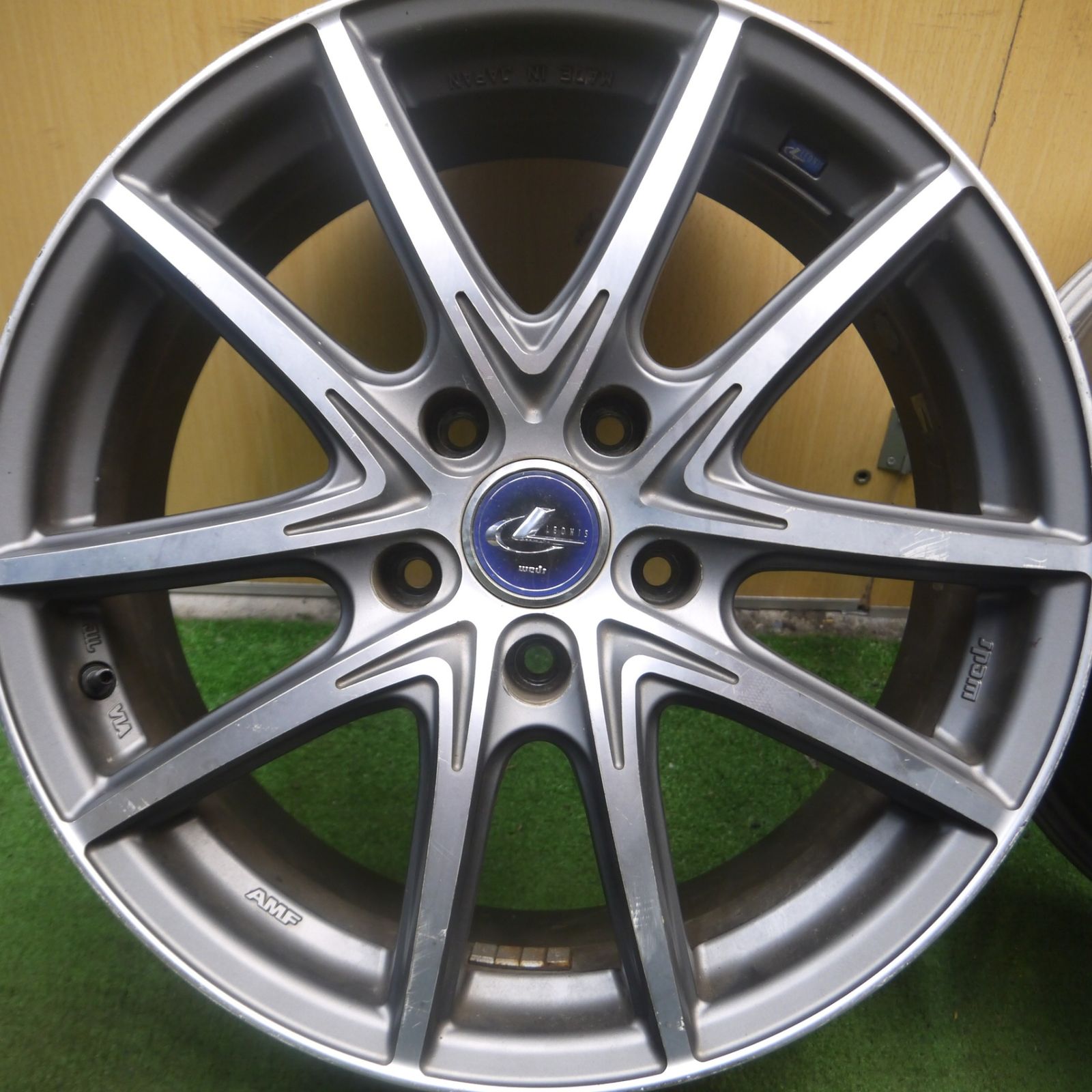 送料無料* 4本価格☆LEONIS AMF weds 17インチ ホイール レオニス 