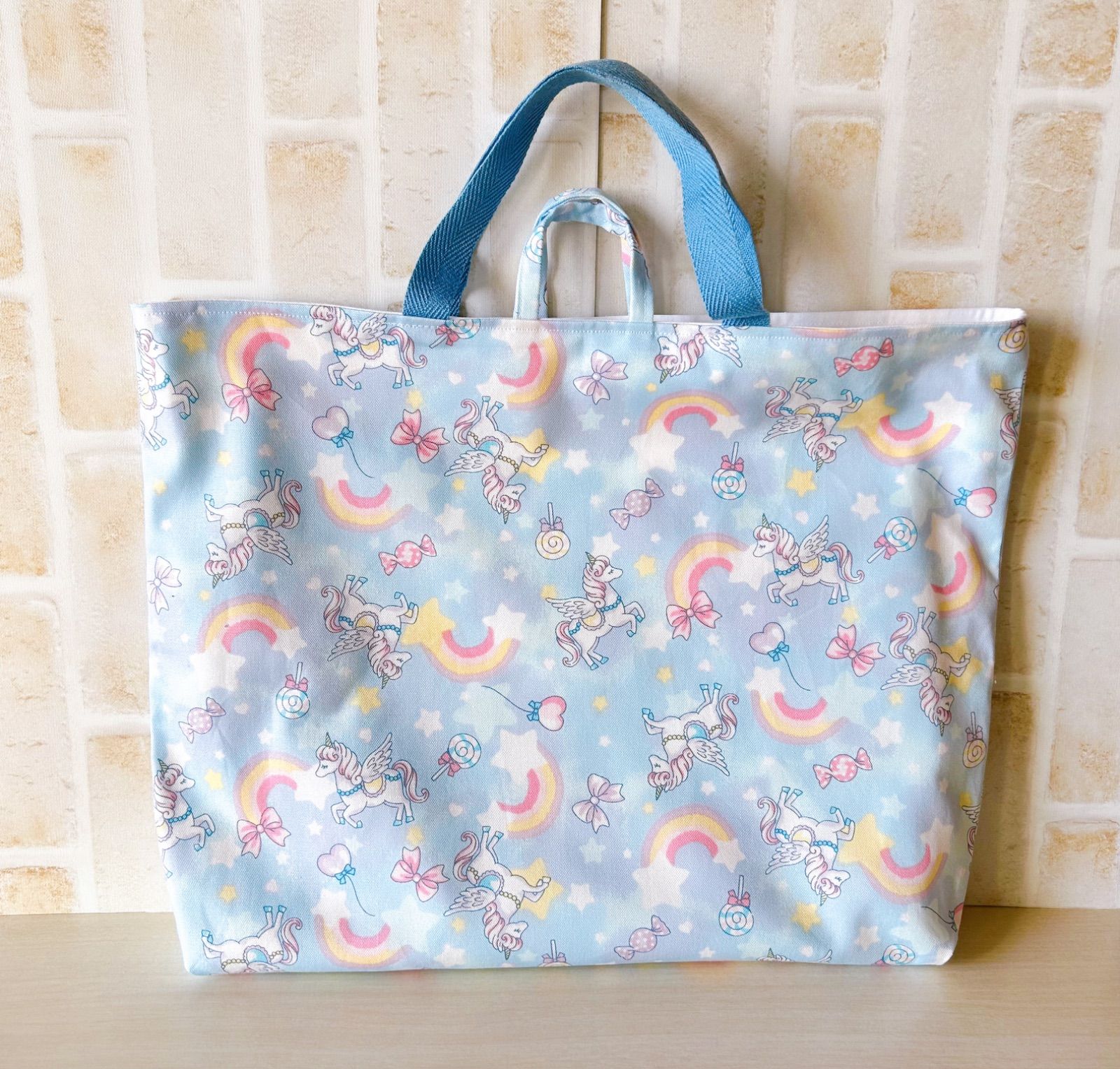 入園入学5点セット スイーツ 女の子 ハンドメイド レッスンバッグ作り