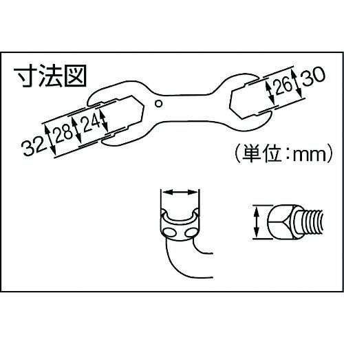 水栓スパナセット 水栓補修用