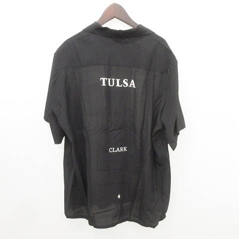 WACKO MARIA アロハシャツ ワコマリア LARRY CLARK TULSA ラリークラーク タルサ stie-lo 野口強 新品 サイズ M  BLACK タグ付き ファッション